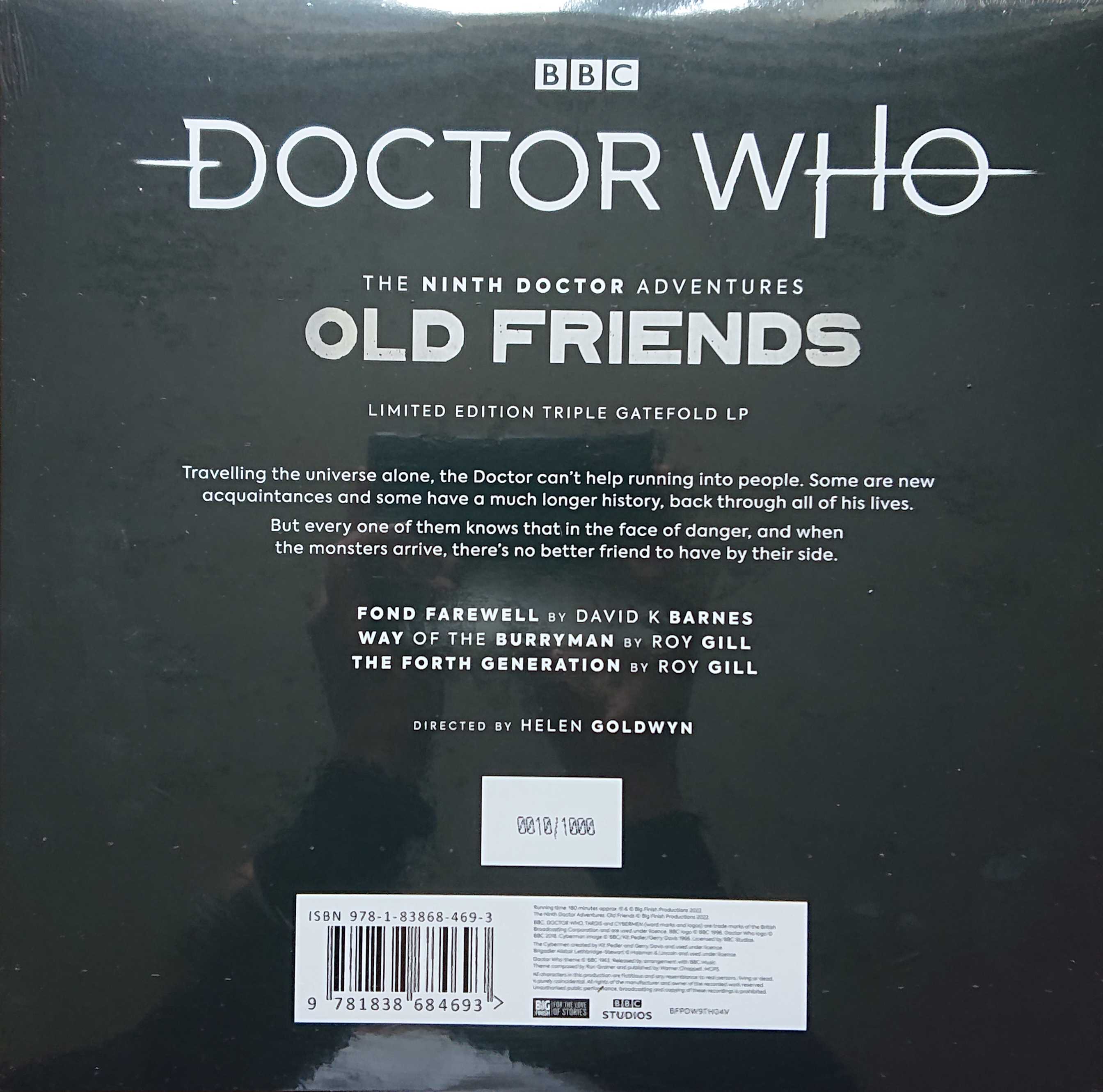 Picture of BFPDW9TH04V Doctor Who - The Ninth Doctor Adventures - Old friends by artist David K Barnes / Roy Gill from the BBC records and Tapes library